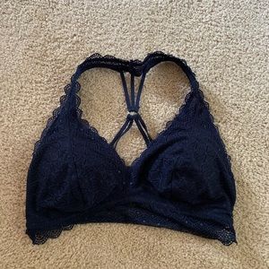 Strappy-backed bralette